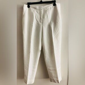 Calvin Klein White Ankle Pants